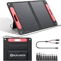 ELECAENTA 75W Portable Solar Panel for Power Stati