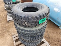 (4) Goodyear 37x12.50R16.5LT Tires