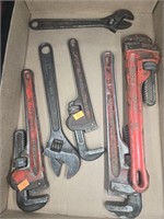 RIDGID AND WILLIAMS PIPE WRENCHES