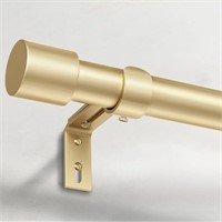 IFELS Curtain Rods  Gold  66-120 Inch  1Pk