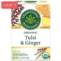 Lot of 11 - TRADITIONAL MEDICINALS TULSI GINGER TE