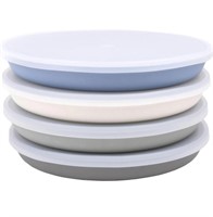 Like new WeeSprout Bamboo Plates with Lids, Set