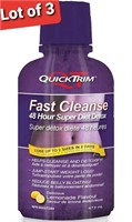 Lot of 3, QuickTrim, Fast Cleanse 48 Hour Super De