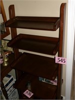 5 TIER LEANING BOOKCASE