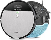 ILIFE V8s, 2-in-1 Robot Vacuum and Mop.  750ml Dus