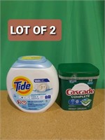 Lot of 2, Tide PODS Laundry Detergent Pacs 81 CT a
