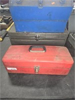 3 TOOLBOXES WITH CONTENTS