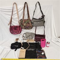 Leather Purse Handbags 12 Items New or Like New