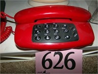 RED PUSH BUTTON PHONE