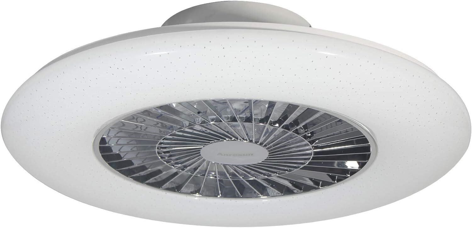 LED Fan Chandelier  Dimmable 3-Speed with Remote