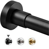 TE6593  Unconsil Tension Shower Rod, 43-72in, Blac