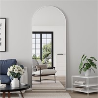 Arched Full Length 64"x21" Free Standing Mirror