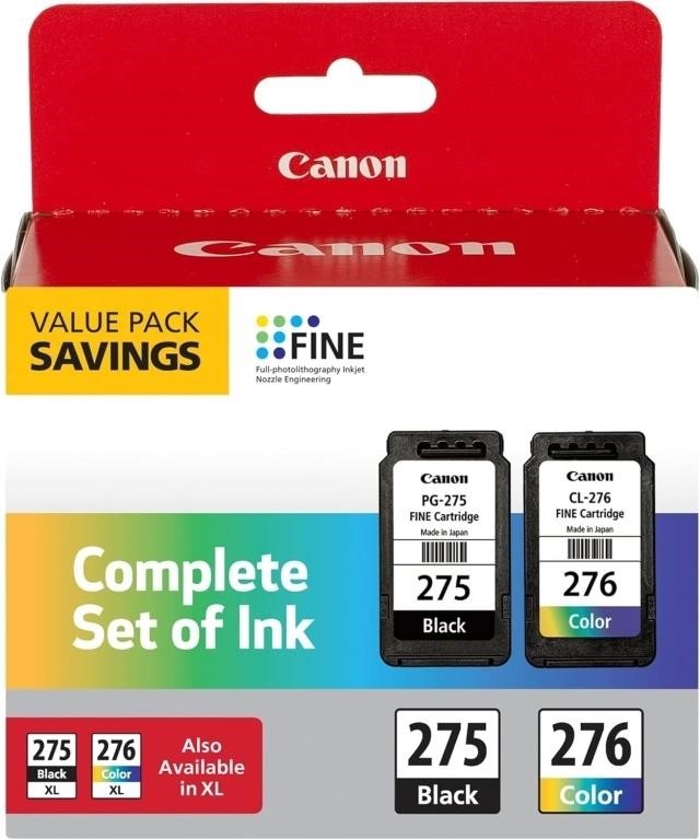 Canon PG-275/CL-276 Multi Pack, Compatible to PIXM