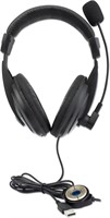 Manhattan Stereo USB Headset - Lightweight Over-Ea