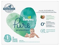 PAMPERS PURE PROTECTION DIAPER SIZE 1 - 116