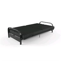 Mainstays Metal Arm Futon 6 inch mattress, Black,