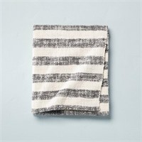 Stripe Throw Blanket Gray/Cream - Hearth/Hand