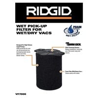 B8020  Ridgid VF7000 Wet Foam Filter, 5.0-20 Gal
