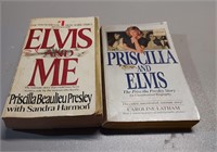 2 vintage books about Elvis Priscilla Presley