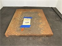 WEBBED CAST IRON SURFACE PLATE