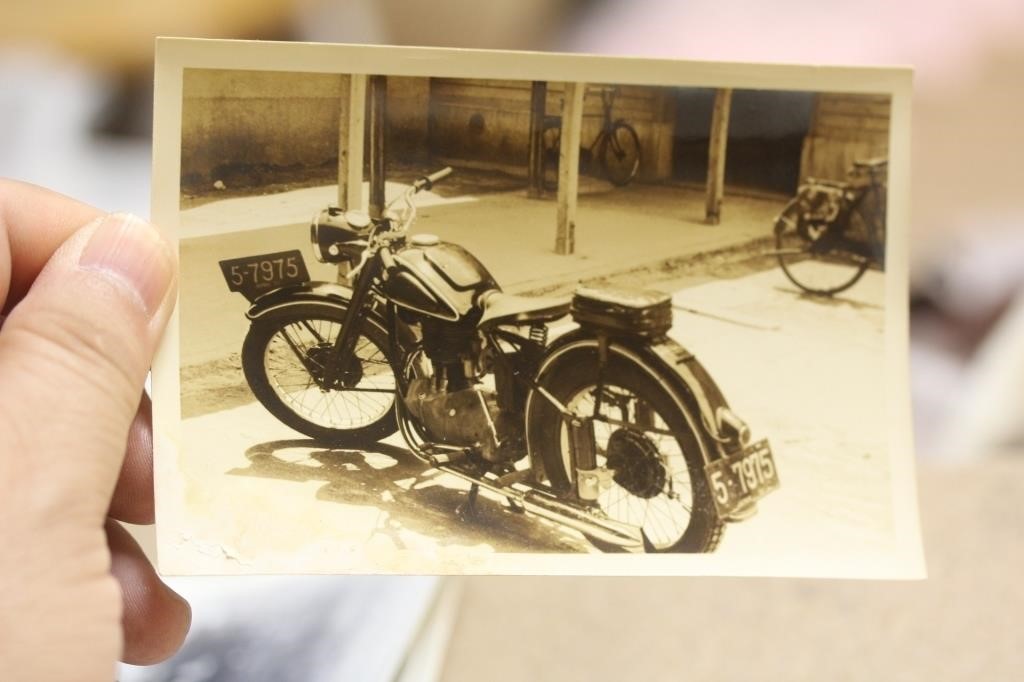 Original Photograph of a Motorcycle