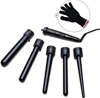5-In-1 Curling Iron Curling Wand Set