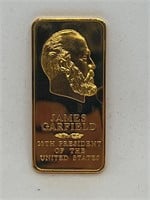 Vintage 1984 1oz President Ignot Garfield