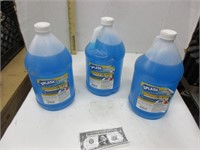 3 - 1 gallon windshield washer fluid