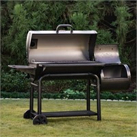 Char-Griller Charcoal Grill and Offset Smoker