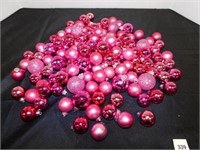137 shatterproof pink Christmas ornaments