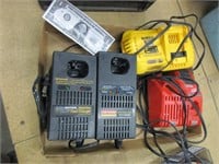 Group of battery chargers untested