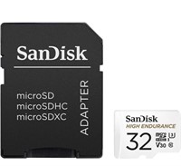 SANDISK 32GB HIGH ENDURANCE VIDEO MICROSDHC CARD