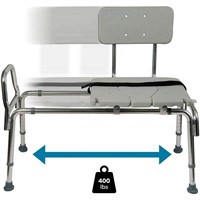 Heavy-Duty Sliding Bench with Cut-Out Seat