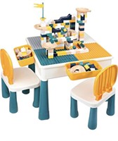 GOBIDEX ALL-IN-ONE KIDS TABLE AND CHAIRS SET WITH