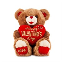 R6094  Way To Celebrate Brown Teddy Bear Plush, 15