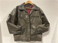 Bailey’s Point Leather Coat