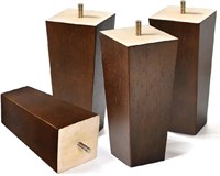 Pack of 6 AORYVIC 6 inch Sofa Legs Wood Furniture