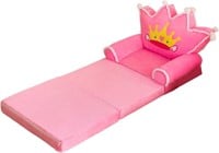 SM3860  Kids Sofa Cover, Pink Upholstered Bed