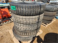 (5) 11R24.5 Tires