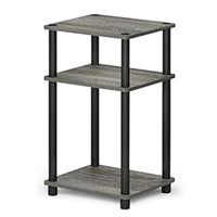Furinno Just 3-Tier Turn-N-Tube End Table.  French