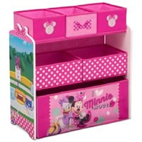 Disney, Minnie Mouse 6 Bin Design and Store Toy Or