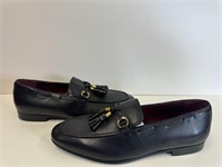 Aldo Men's Black Leather Loafers Size 10