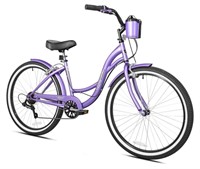 W7059  Kent Bayside Cruiser Bike, 26", Purple