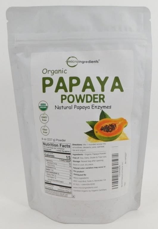 Micro Ingredients Organic Papaya Powder