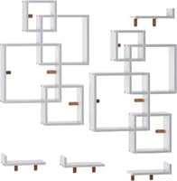 Rolanstar Floating Shelf Wall Mounted Intersecting