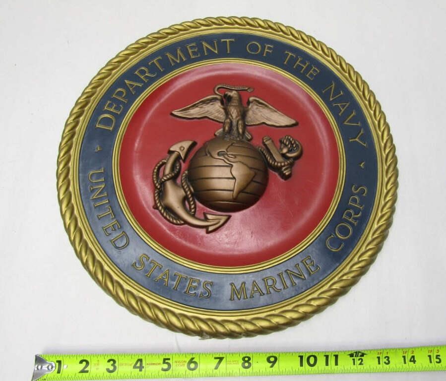 15 " Vintage Marine Corps Wall Plaque