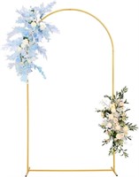 7.2Ft Gold Metal Wedding Arch Backdrop Stand [Item
