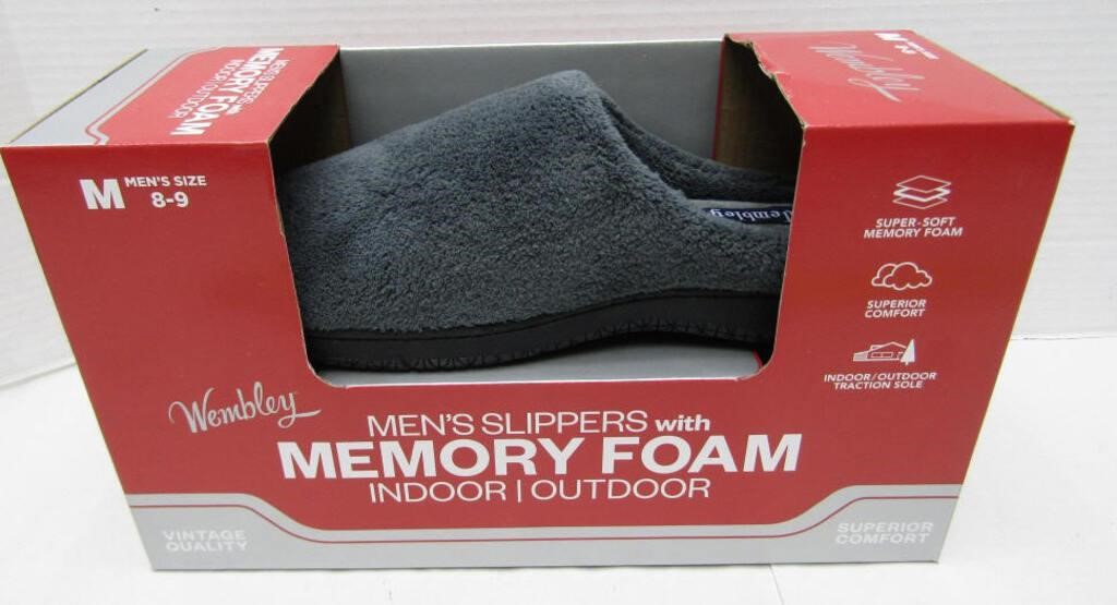 New Mens Slippers Size 8-9 Retail $30