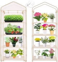Purlyu Garden 4-Tier Greenhouse – For Indoor/Outdo