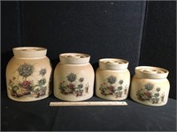 Yesteryears Pottery Canister Set